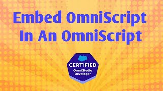 How To Embed OmniScript in Another OmniScript  Reusable Property of OmniScript  OmniStudio [upl. by Labanna]