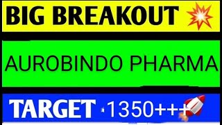 AUROBINDO PHARMA SHARE LATEST NEWS TODAYAUROVINDO PHARAM SHARE ANALYSISAUROBINDO PHARMA SHARE NEWS [upl. by Magill]