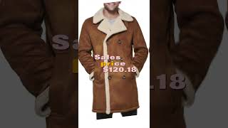 DOCKERS Mens Faux Shearling Midlength Overcoat [upl. by Sobmalarah]