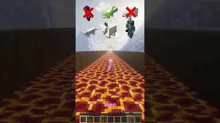 Minecraft Magma Damage vs Different Mobs🤯 もういいよminecraft shorts [upl. by Brittney465]