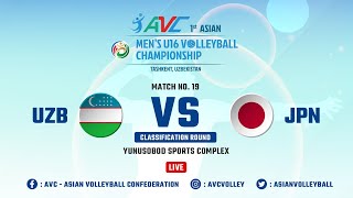 Uzbekistan VS Japan  The 1st Asian Mens U16 Volleyball Championship [upl. by Brookner]