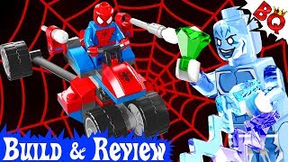 LEGO SpiderMan SpiderTrike VS Electro 76014 Marvel Super Heroes Build amp Review  BrickQueen [upl. by Anytsirhc]