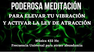 💜✨MEDITACIÓN PARA ATRAER ABUNDANCIA DORMIR Y ELEVAR TU VIBRACIÓN  MANIFIESTA MIENTRAS DUERMES✨💜 [upl. by Terrel]