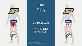 Tim Foley Football Cornerback and Safety [upl. by Ardeth804]