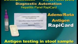 AdenoRota antigen rapid test [upl. by Aisats]