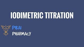 IODIMETRIC TITRATION  REDOX TITRATION [upl. by Patrich415]