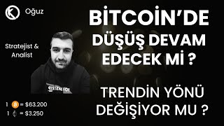 Bitcoinde Düşüş Devam Edecek Mi   Altcoinlerde Trend Değişiyor Mu   Son Durum [upl. by Eded46]