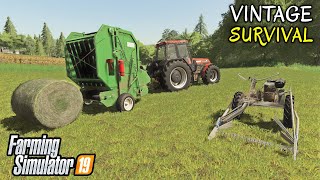 MY TRACTOR FELL DOWN A HOLE  Vintage Survival  Episode 34 [upl. by Derward]