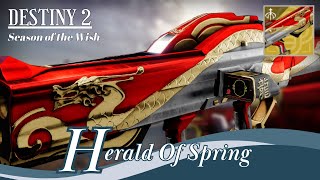 《DESTINY 2》Herald of Spring  for Two Tailed Fox ❙ Ornament [upl. by Airednaxela]