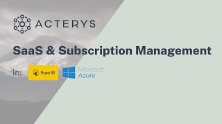 Subscription Management amp SaaS Power BI Showcase [upl. by Bert]