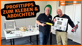 Klebe amp Dichtschulung für Wohnwagen amp Wohnmobil  Tipps und Tricks von drklebunddicht [upl. by Yeniffit142]