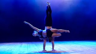 MP Art Duo  Acrobatic Adagio Full Act  Cover Billie Eilish Khalid  Lovely [upl. by Melentha]