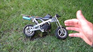 WOW this pocket bike JET PRO RACE PIPE is so LOUD [upl. by Celeste]