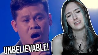 Marcelito Pomoy  AGT Audition Performance I Singer Reacts I [upl. by Duj]