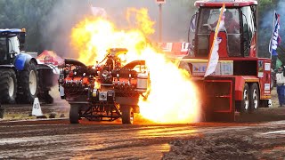 5 DM 2022 amp Eurocup on Brande Pulling Arena  Full Event  Over 1 Hour of Great Tractor Pulling [upl. by Godfry643]