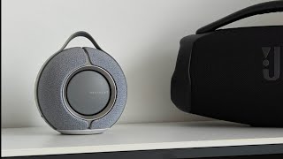 4K HDR Devialet Mania VS JBL Boombox 3 WiFi Speaker Test Comparison Demo [upl. by Dilisio]