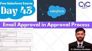 Email Approval in Approval Process  Salesforce careers  Salesforce Classes  CYCSOFT [upl. by Norward517]