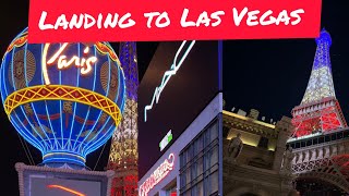 Landing Las Vegas lasvegas travel usa airport airplane casino nevada [upl. by Cleland970]