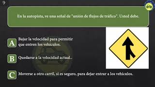 ACTUAL EXAMEN TEÓRICO 2024 para la LICENCIA DE CONDUCIR DMV EN ESPANOL 5 [upl. by Elocel509]