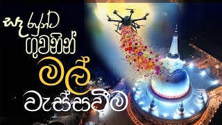 ගුවනින් මල් වැස්සවීම [upl. by Odlanier]