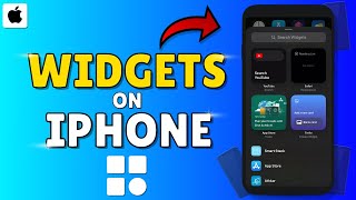 HOW TO USE WIDGETS ON IPHONE  USE NEW IPHONE WIDGETS FREE [upl. by Gauntlett]