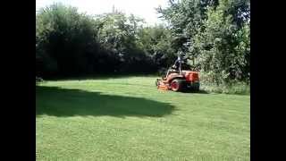 Kubota ZD326 mulching [upl. by Eselehs]