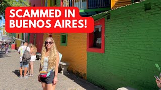 How to spend three days in Buenos Aires Argentina and how my friends got SCAMMED [upl. by Annavaig]