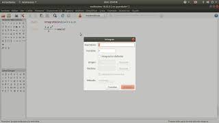 Integración con WxMaxima [upl. by Gervase]