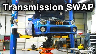 Subaru WRX Transmission Swap Current Mods amp First Drive [upl. by Adis889]