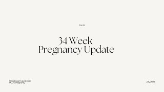 34 Week Pregnancy Update  Gestational Hypertension  Target Haul  Starting Labor Prep [upl. by Retxed]