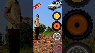 Tyre to Thar Range rover Ducati ampCreta Funny magic vfx shorts [upl. by Aksel]