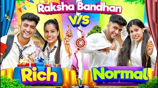 RakshaBandhan  Rich vs Normal  Sanjhalika vlog [upl. by Yhtommit]