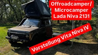 Fahrzeugvorstellung Lada Niva 2131 Urban  5 Türer Vita Niva  Microcamper  Offroadcamper [upl. by Soulier176]