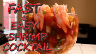 FAST EASY SHRIMP COCKTAIL 805bbqjunkie [upl. by Mccahill975]