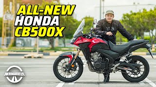 First Ride Impression  Honda CB500X Adventure Bike [upl. by Dumm]