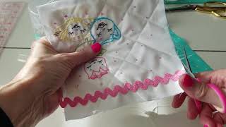 DIY Eyeglass case Embroidery [upl. by Mylan]