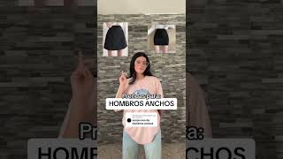 Prendas para Hombros Anchos ✨ [upl. by Ydnys]