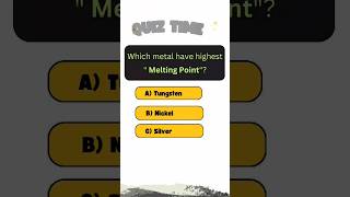 🔥 Which Element Has the Highest Melting Point🔍 chemistrymcq [upl. by Nodnyl]