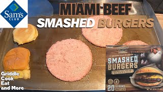 SAMS FROZEN SMASH BURGERS  MIAMIBEEF [upl. by Acirre]