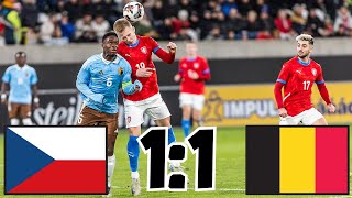 ČESKO VS BELGIE U21 BARÁŽ O EURO 2025 2ZÁPAS [upl. by Aiyot]