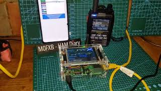 DV Mega UK Genesis Complete Nextion Screen MMDVM Hotspot Latest Screen Deseign built in battery [upl. by Cornelle935]