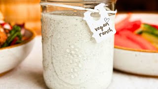 Easy Vegan Ranch Dressing [upl. by Xer981]