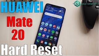 How To Hard Reset HUAWEI Mate 20 [upl. by Karisa]