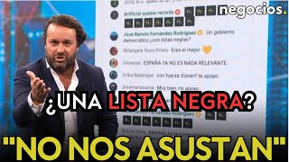 quotNO NOS ASUSTAN SOMOS PERIODISTASquot NEGOCIOS TV RESPONDE A LA SUPUESTA LISTA NEGRA DEL GOBIERNO [upl. by Terese]