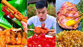 Best real food ever  Whole Grilled Chicken When No Money  TikTok Funny Videos [upl. by Yrrag]