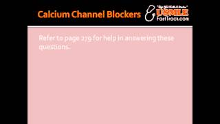 Calcium Channel Blockers  Nifedipine Verapamil Diltiazem amp Amlodipine [upl. by Etnohs]