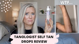 Tanologist Face  Body Self Tan Drops Review Demo Before amp Afters How to Apply Self Tanning Drops [upl. by Kary]