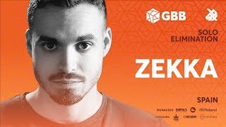 ZEKKA  Grand Beatbox Battle 2019  Solo Elimination [upl. by Reisch]