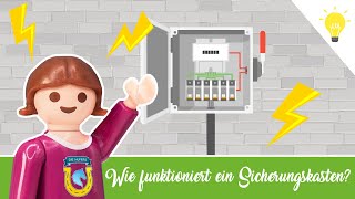 Playmobil Die Hufers  Infovideo 2 Wie funktioniert ein Sicherungskasten⚡️ Oliver erklärt  Strom [upl. by Adnerol]