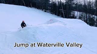 Mid sized kicker at Waterville valley skiing foryou jump [upl. by Hailey]